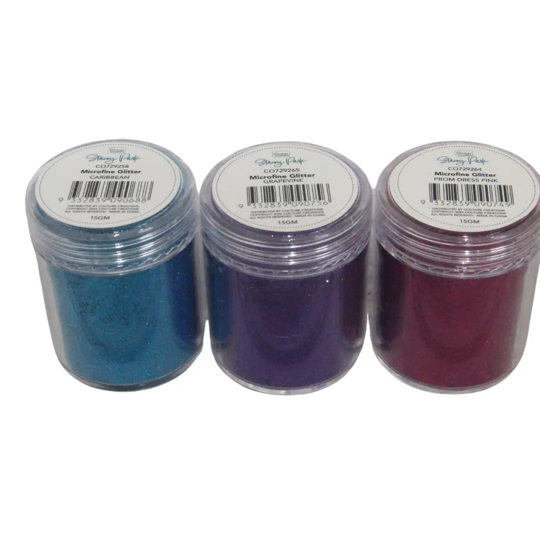Stacey Park Microfine Glitter 3Pk - Brights 1