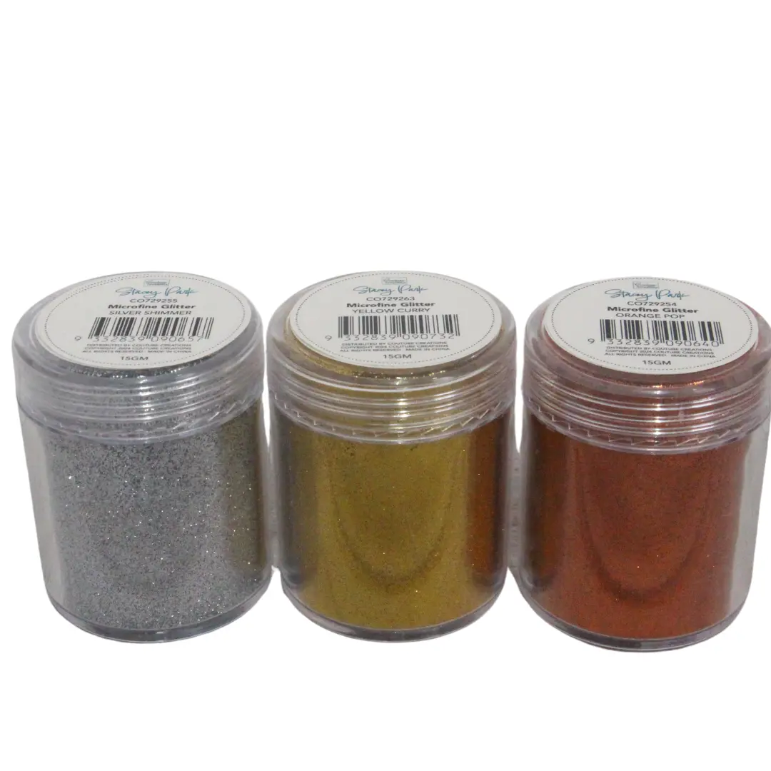 Stacey Park Microfine Glitter 3Pk - Metallics 1