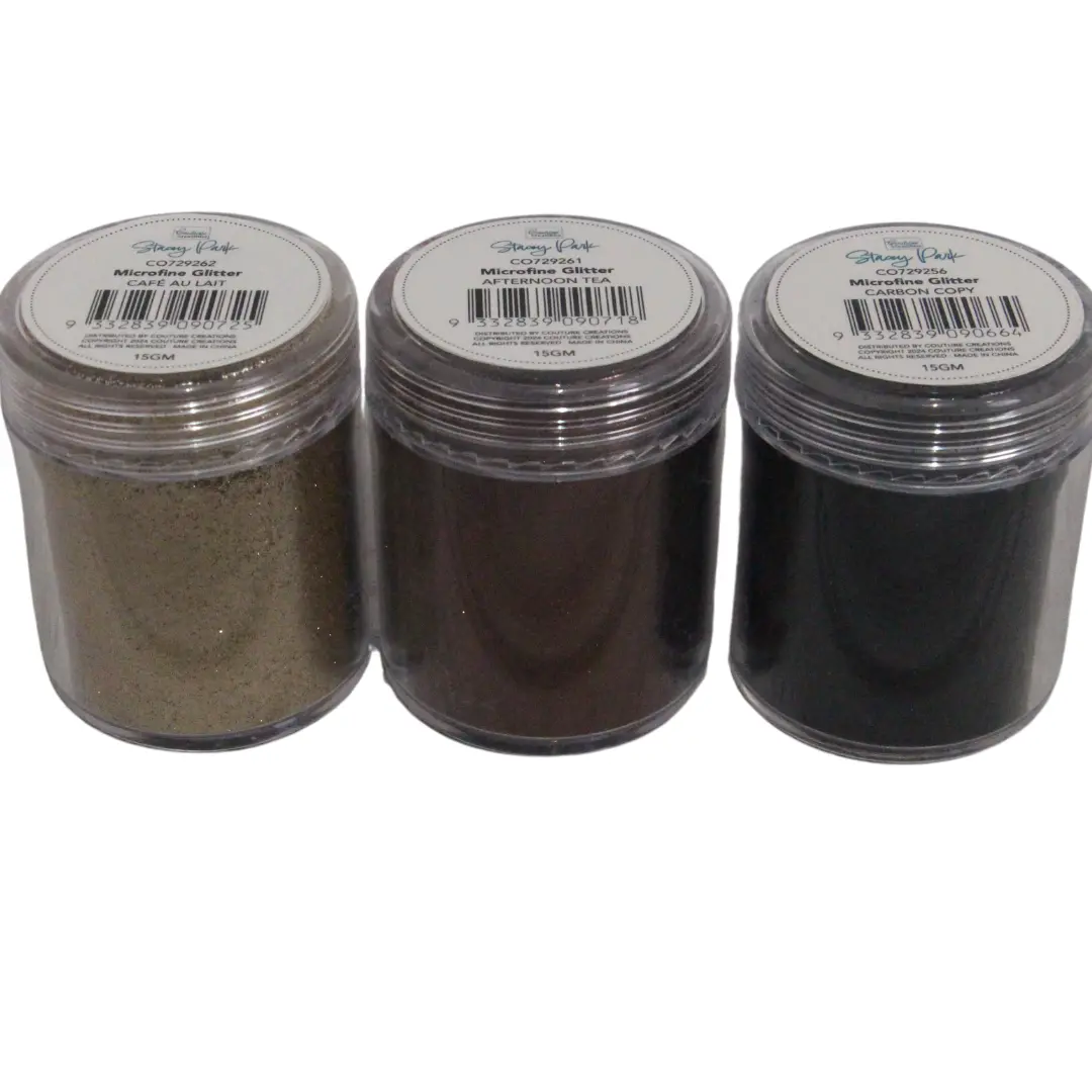 Stacey Park Microfine Glitter 3Pk - Earth Tones 1