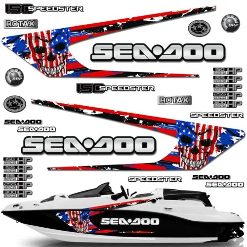 Sea Doo Speedster 150/155/215/255/300 Oem Accent Graphics (2007-2012) 1