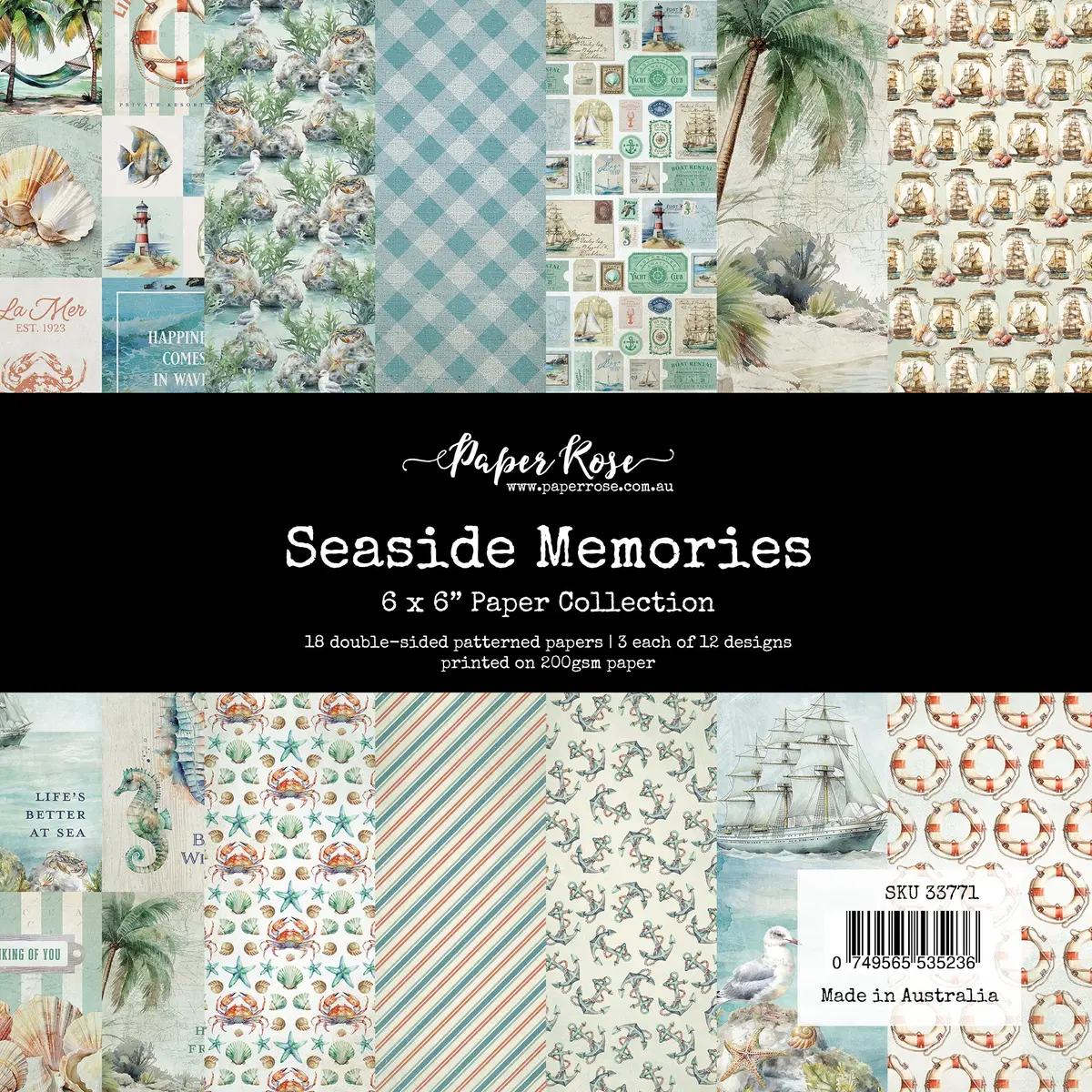 Seaside Memories 6X6 Paper Collection 33771 1
