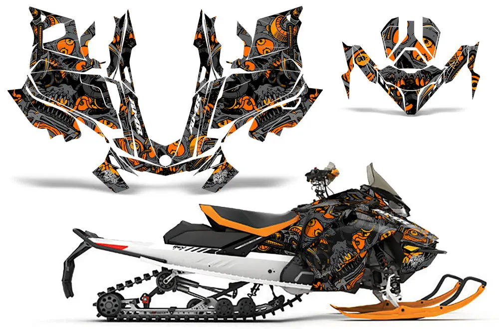 Ski Doo Gen 4 Mxz/Renegade/Summit 850 Snowmobile Graphics Kit (2017-2022) 1