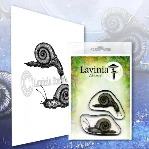 Lavinia Stamps Snail Set 1