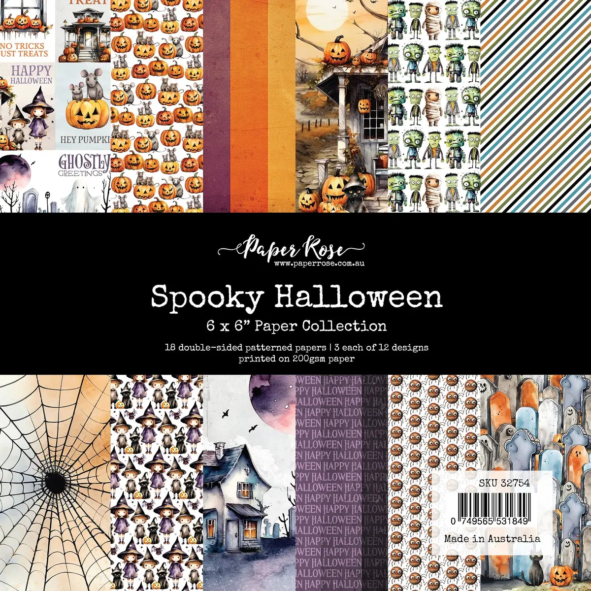 Spooky Halloween 6X6 Paper Collection 32754 1
