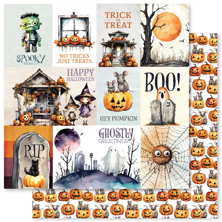 Spooky Halloween A 12X12 Paper (12Pc Bulk Pack) 32736 1