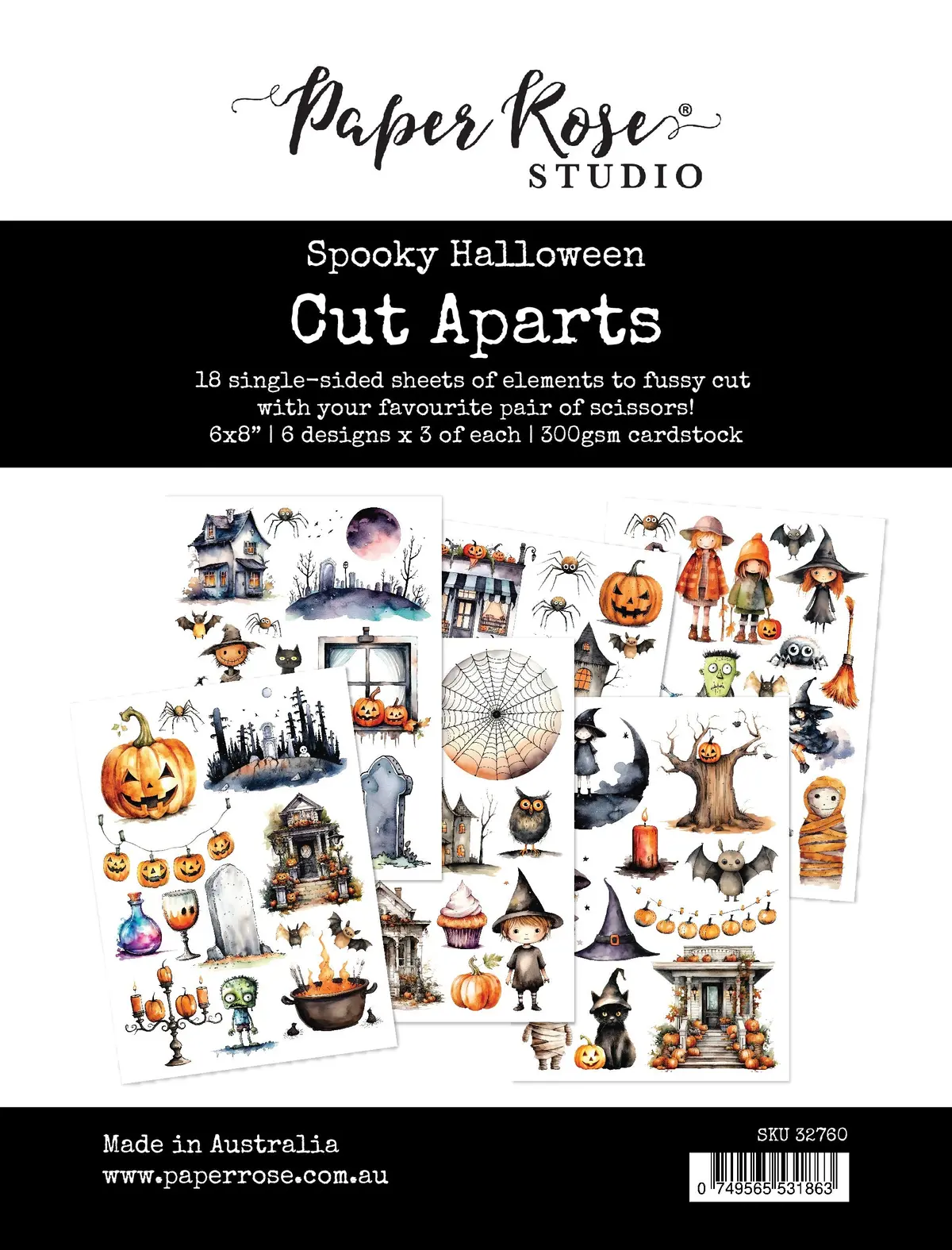 Spooky Halloween Cut Aparts Paper Pack 32760 1