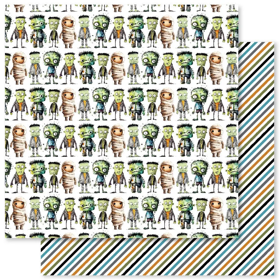 Spooky Halloween D 12X12 Paper (12Pc Bulk Pack) 32745 1