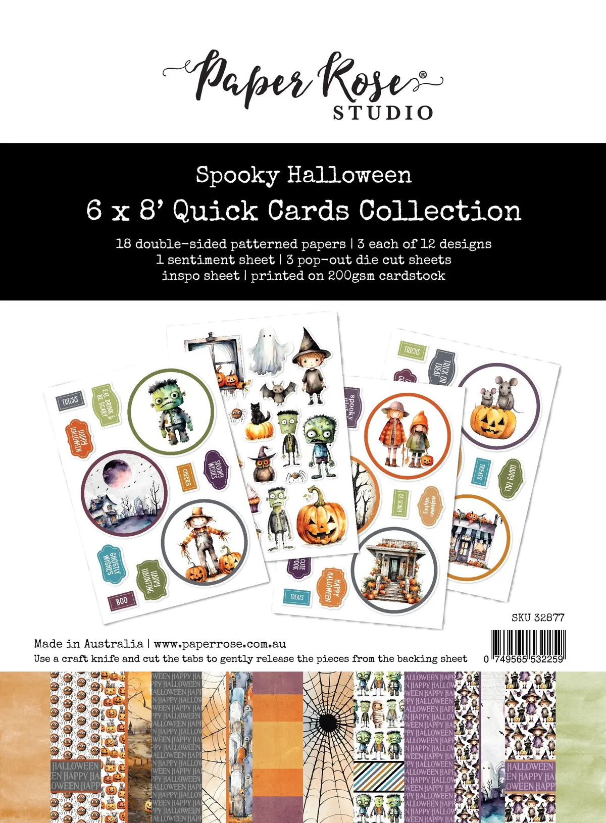 Spooky Halloween 6X8" Quick Cards Collection 32877 1