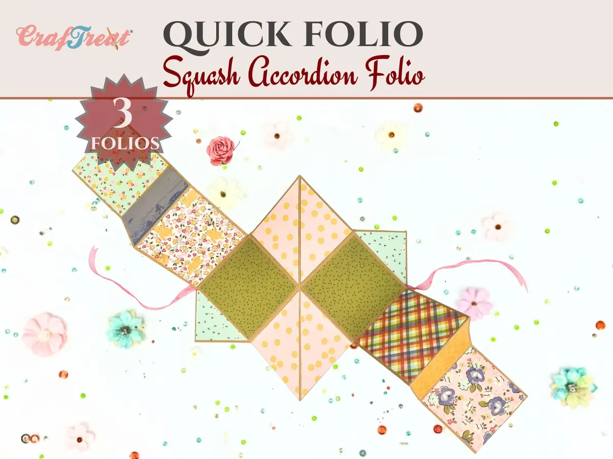 Craftreat Scrapbook Blank Quick Folio - Squash Accordion 1