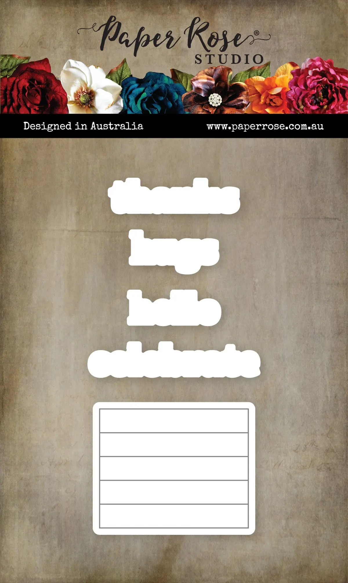 Stacked Sentiments No. 1 Metal Die Set 34383 1