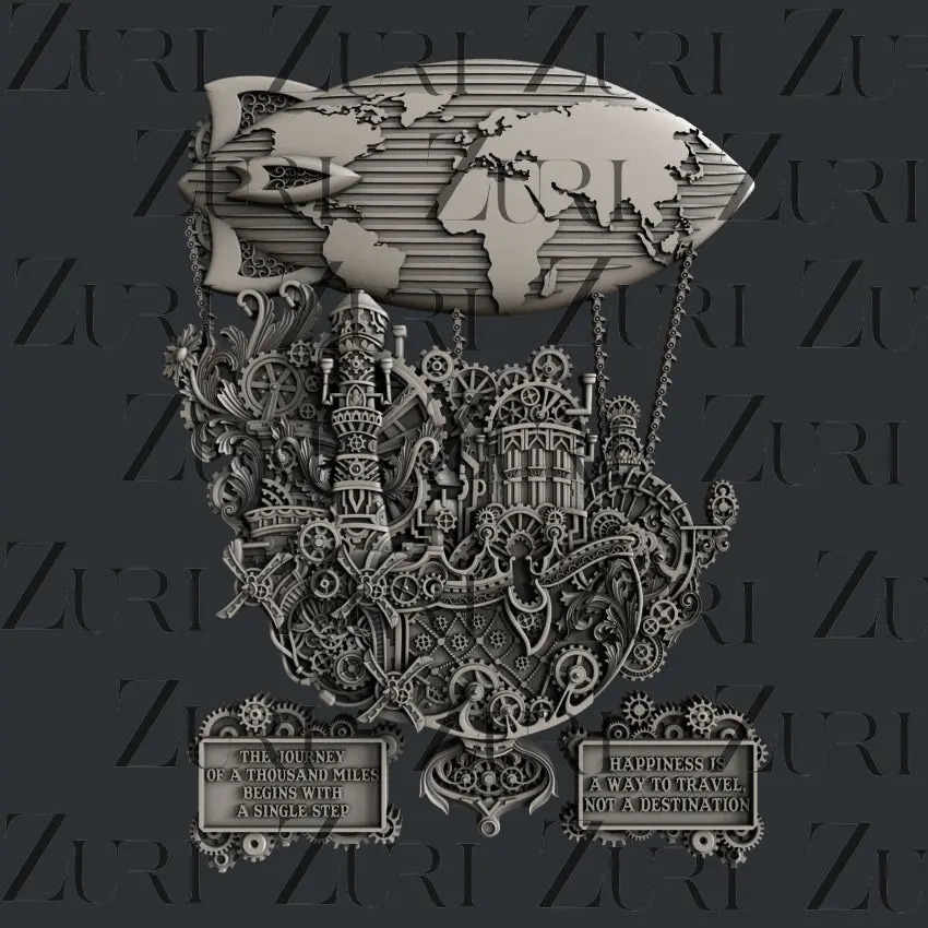 Zuri Designs Steampunk Airship 1