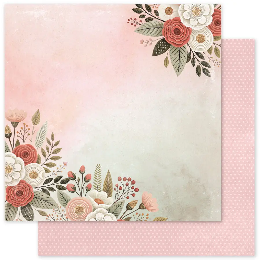 Strawberry Friends Basics B 12 X 12 Paper (12 Pc Bulk Pack) 34890 1