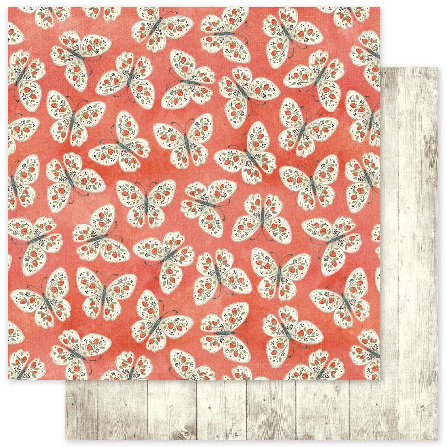 Strawberry Friends Basics C 12 X 12 Paper (12 Pc Bulk Pack) 34893 1