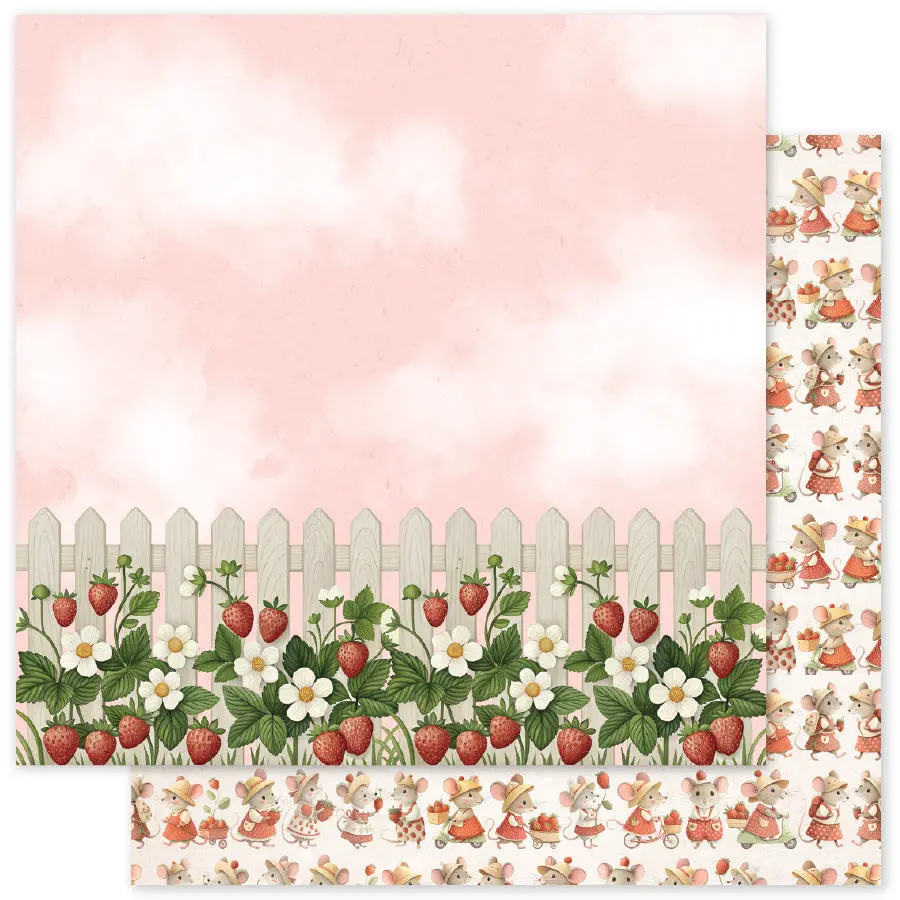 Strawberry Friends E 12 X 12 Paper (12 Pc Bulk Pack) 34875 1