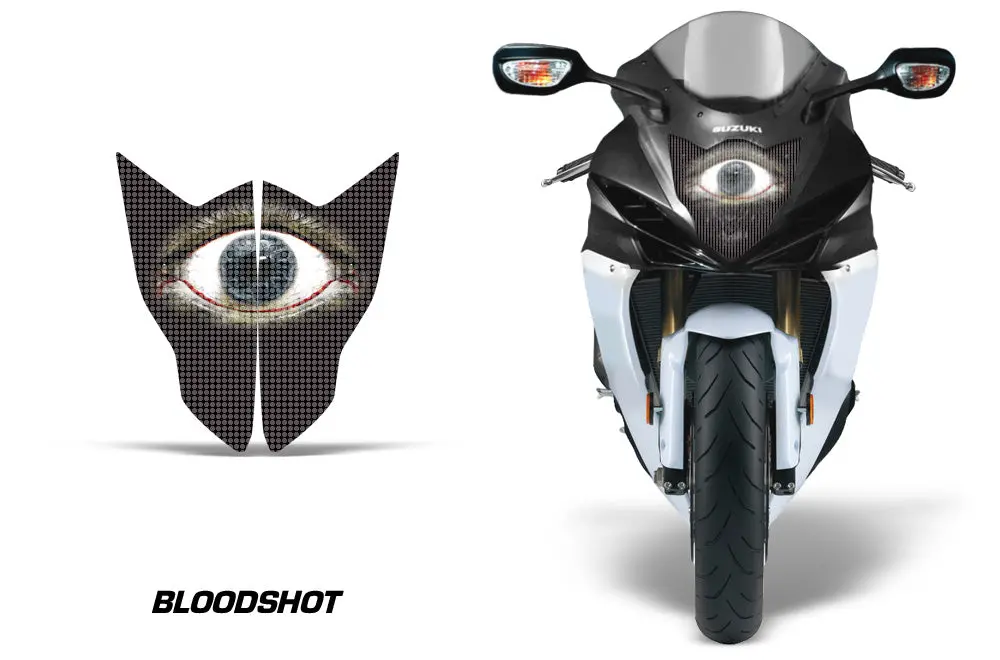 Suzuki Gsxr 750R (2011-2014) Sport Bike Headlight Graphics 1
