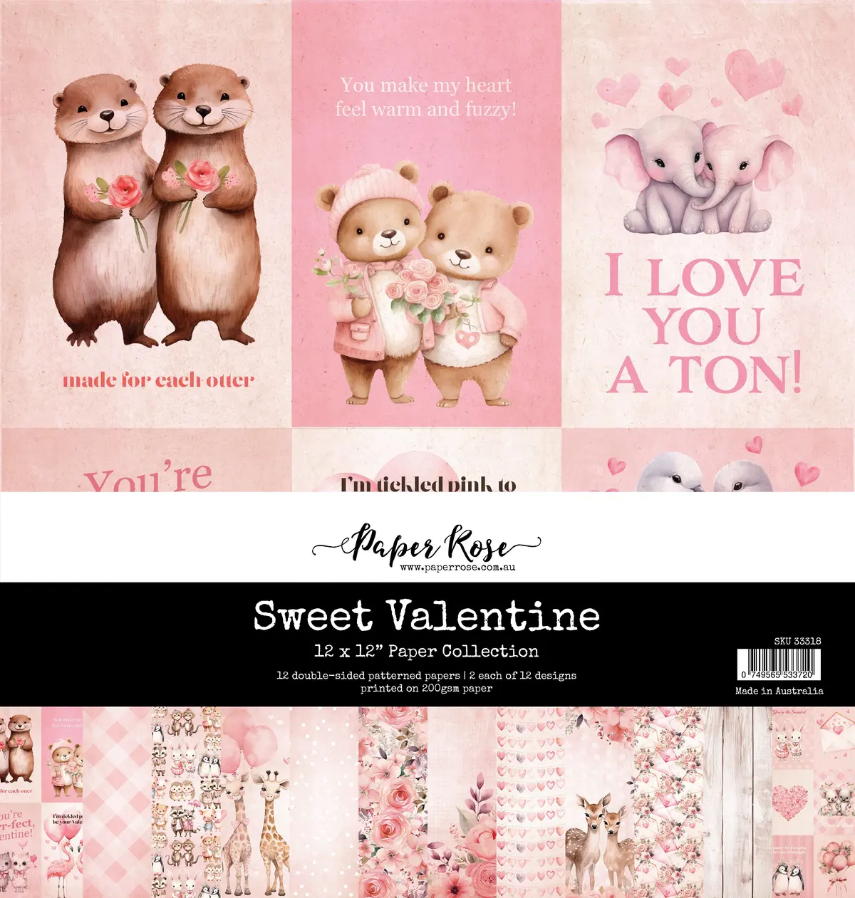 Sweet Valentine 12X12 Paper Collection 33318 1