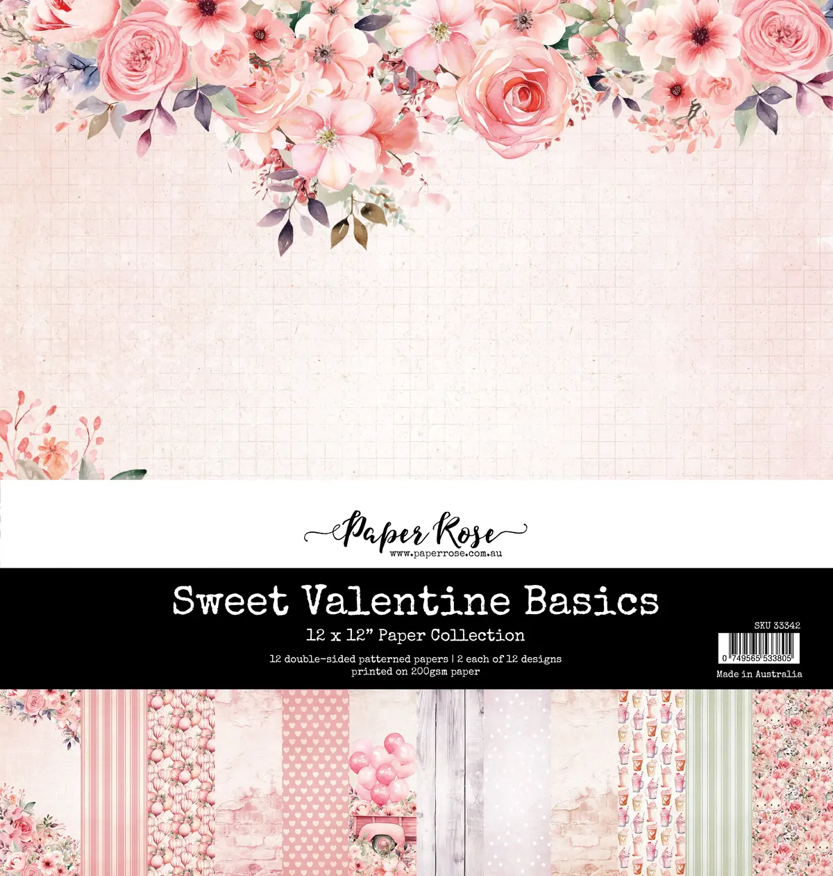 Sweet Valentine Basics 12X12 Paper Collection 33342 1