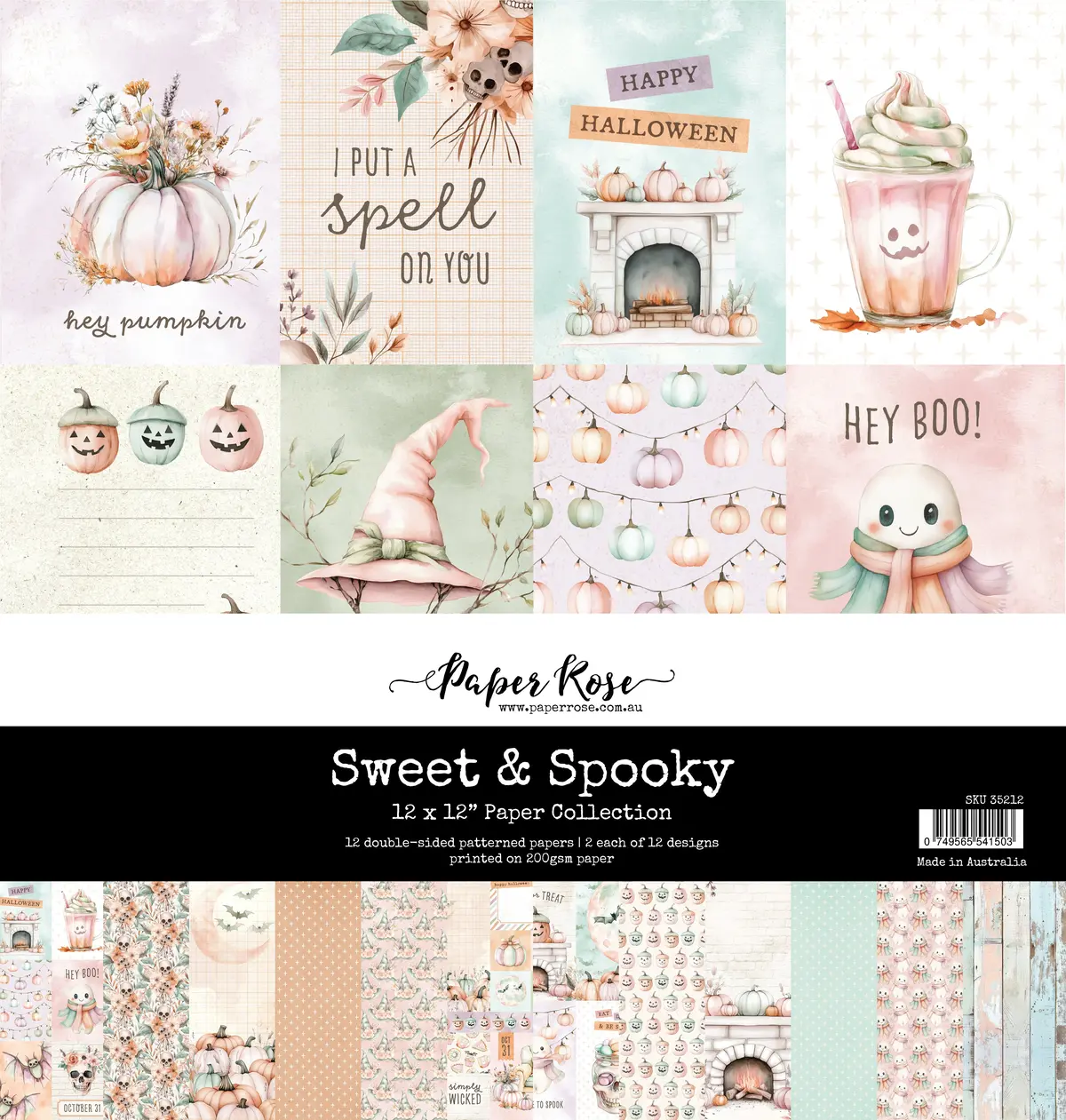 Sweet & Spooky 12X12 Paper Collection 35212 1