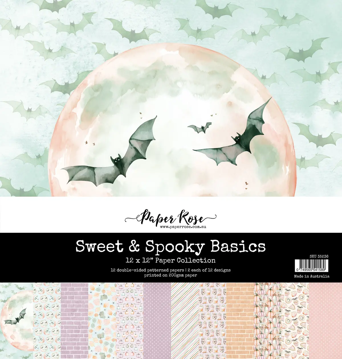 Sweet & Spooky Basics 12X12 Paper Collection 35236 1
