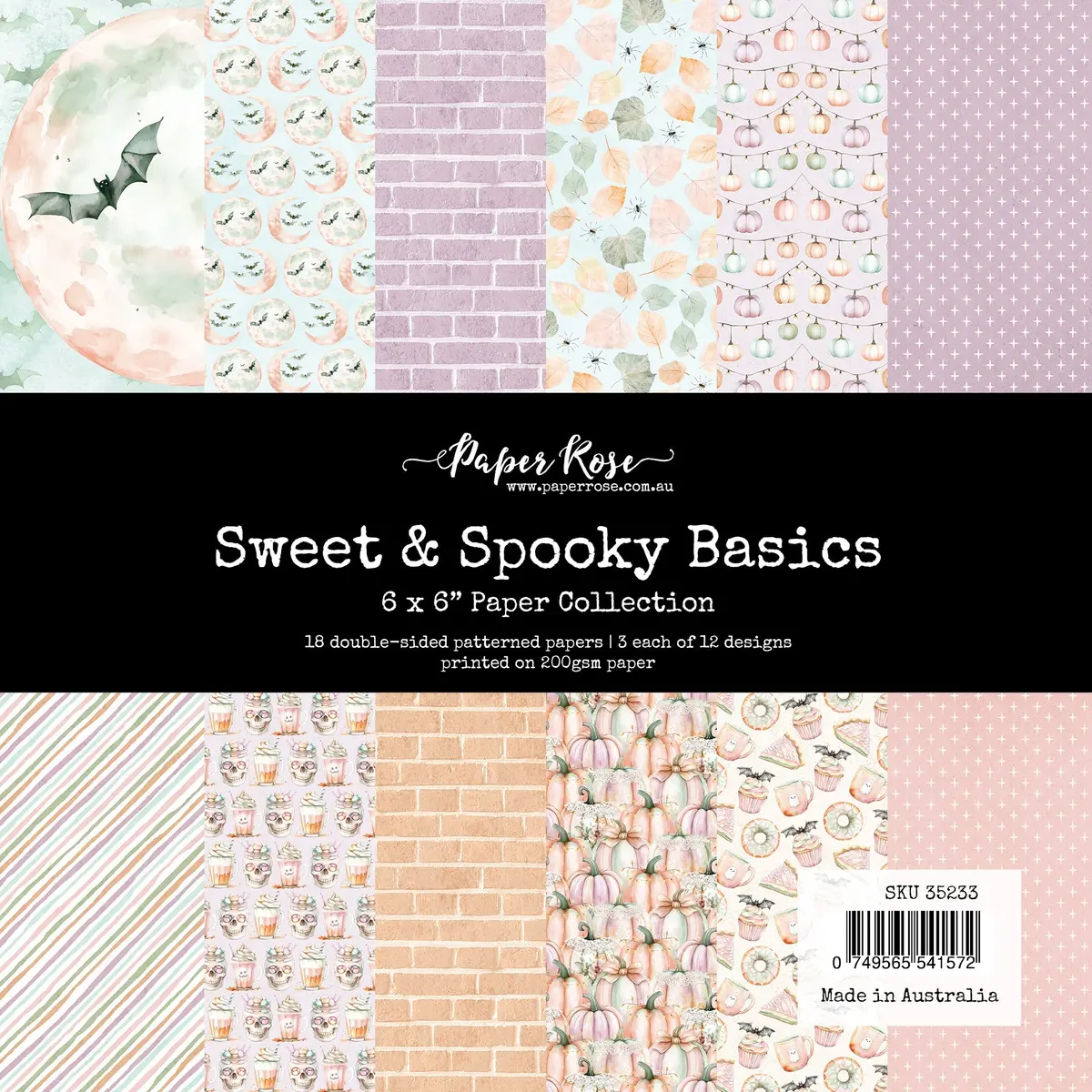 Sweet & Spooky Basics 6X6 Paper Collection 35233 1
