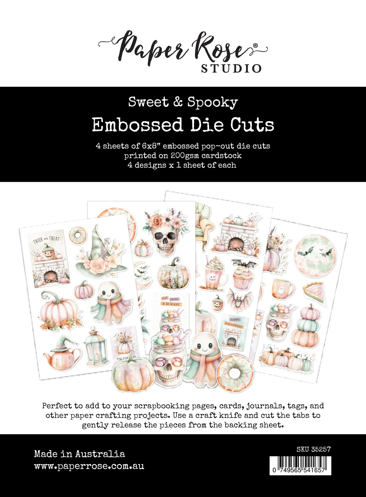 Sweet & Spooky Embossed Die Cuts 35257 1