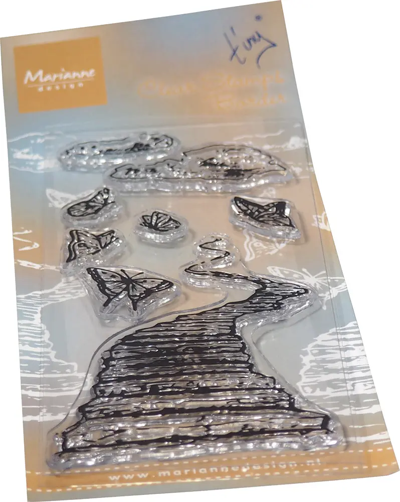 Marianne Design Clear Stamp - Tiny's Border - Stairway To Heaven 1