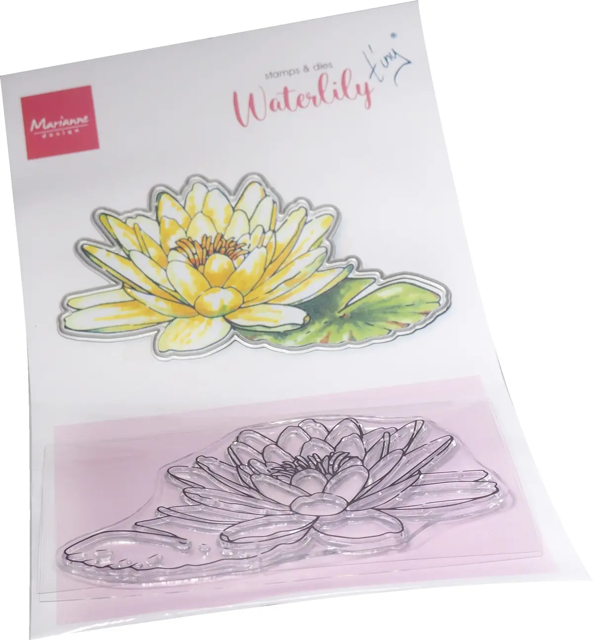 Marianne Design Stamp & Die Set - Tiny's Flowers - Water Lily 1