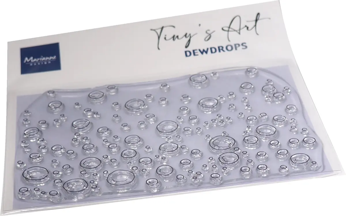 Marianne Design Clear Stamp - Tiny's Art - Dew Drops 1
