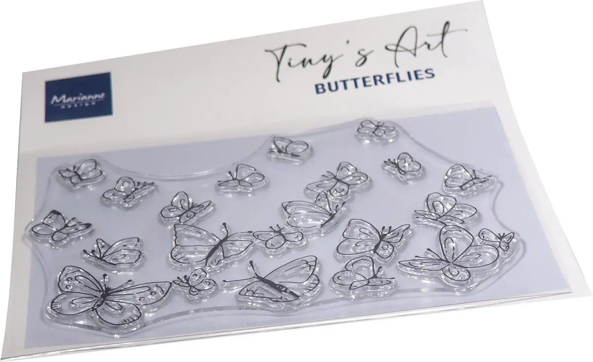 Marianne Design Clear Stamp - Tiny's Art - Butterflies 1