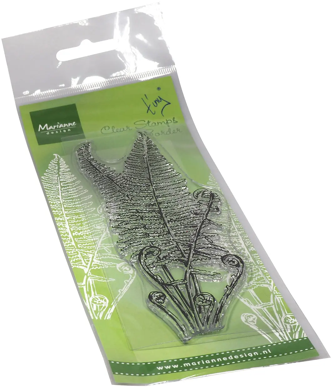Marianne Design Clear Stamp - Tiny's Borders - Fern 1