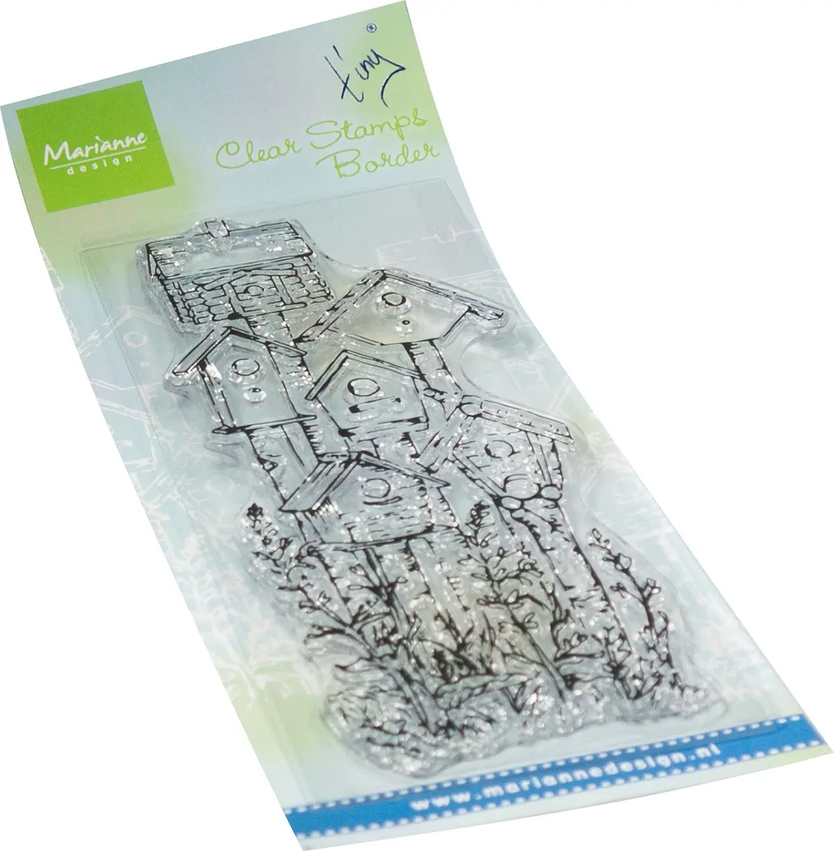 Marianne Design Clear Stamp - Tiny's Borders - Birdhouses 1
