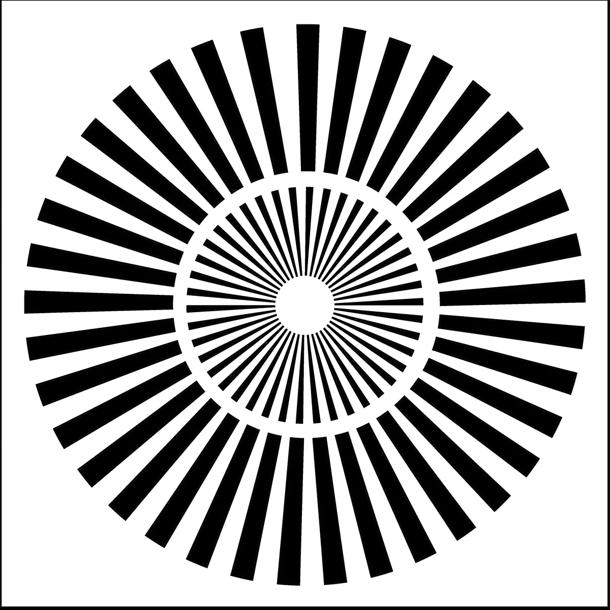 The Crafters Workshop 6X6 Stencil Sunburst 1