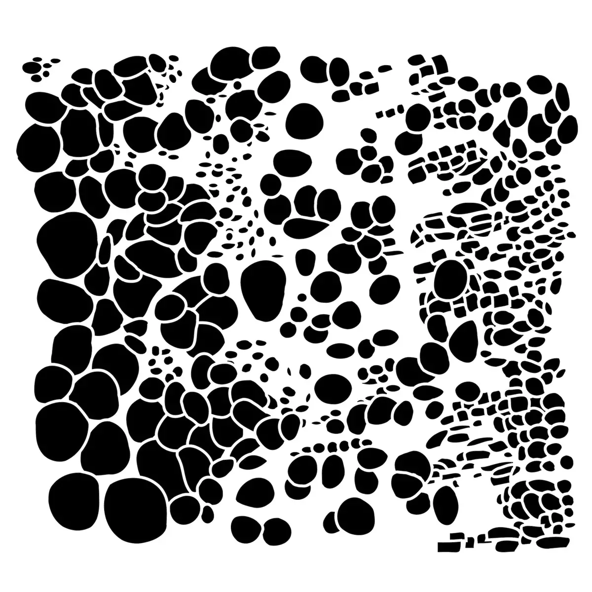 The Crafters Workshop 6X6 Stencil Cell Theory 1