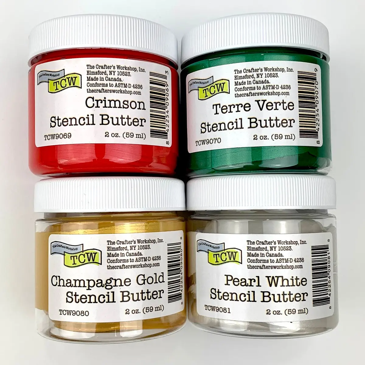 The Crafters Workshop (Tcw) Stencil Butter 4-Pack Holiday 1