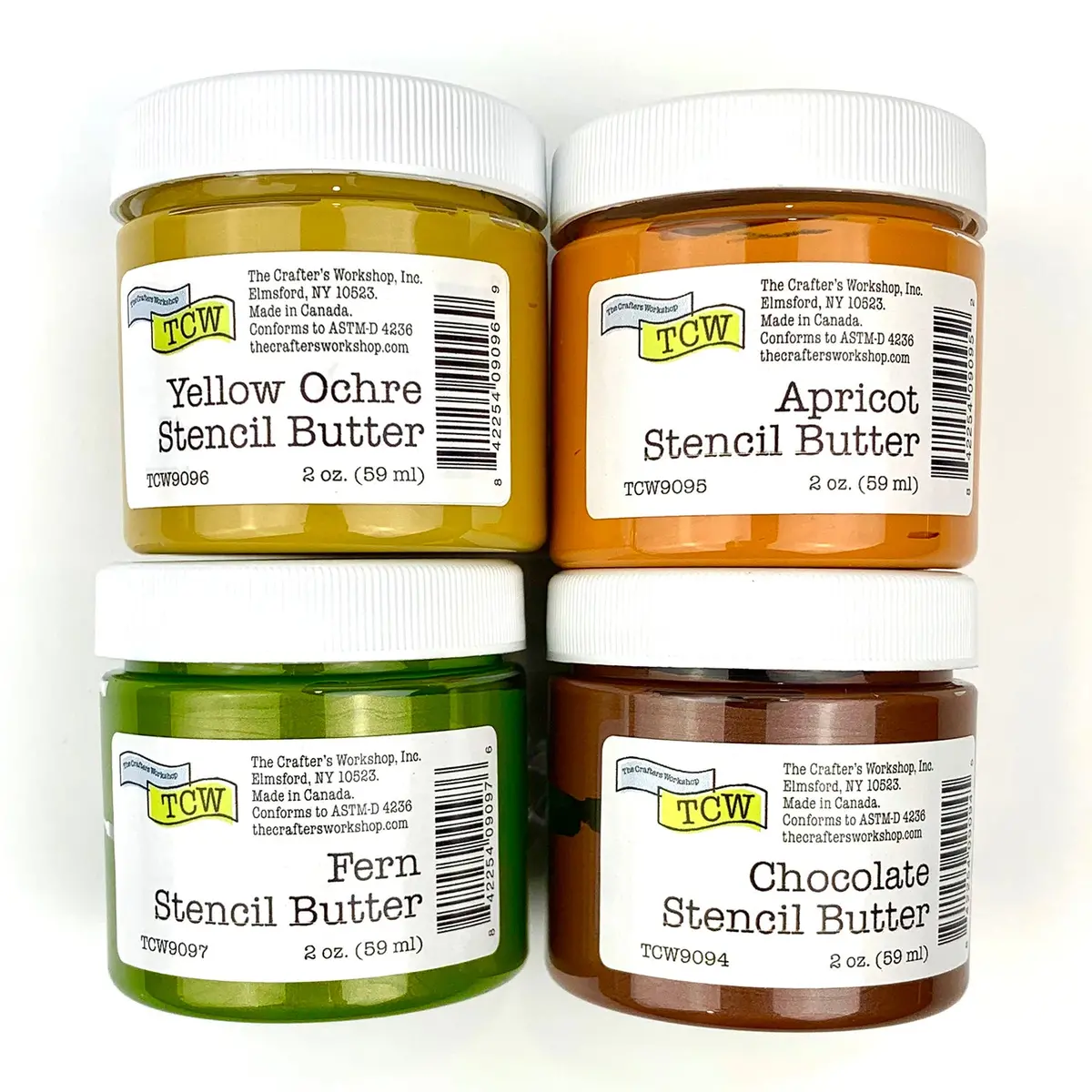 The Crafters Workshop (Tcw) Stencil Butter 4-Pack Forest 1