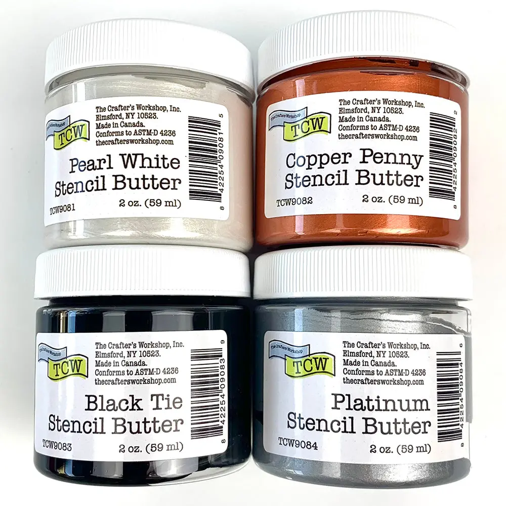 The Crafters Workshop (Tcw) Stencil Butter 4-Pack Formal 1