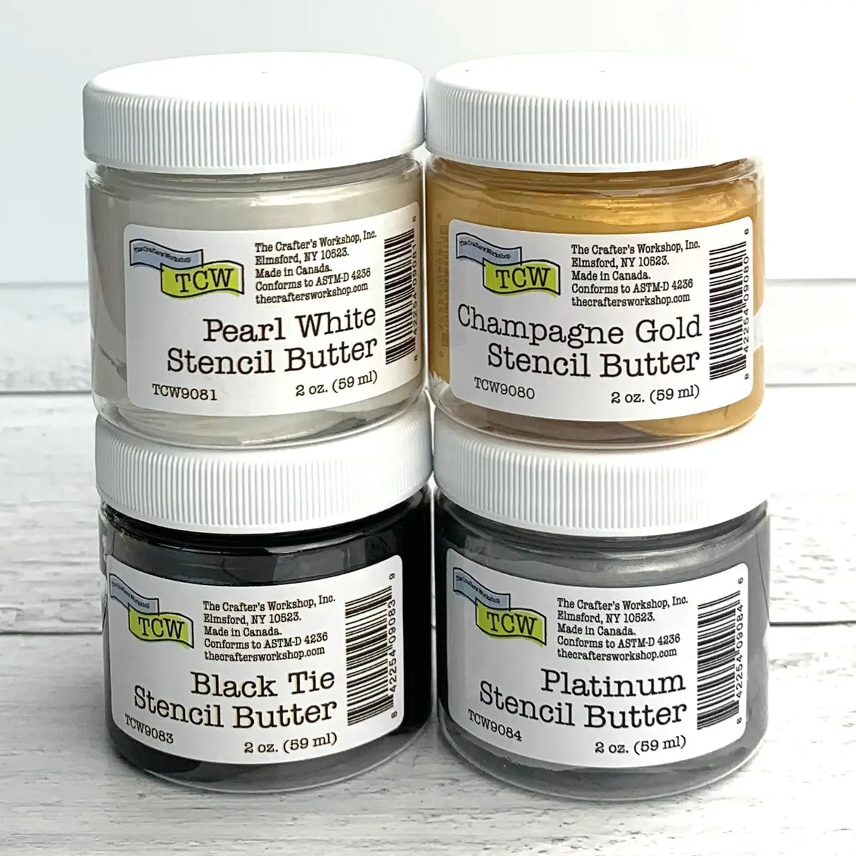 The Crafters Workshop (Tcw) Stencil Butter 4-Pack Celebration 1