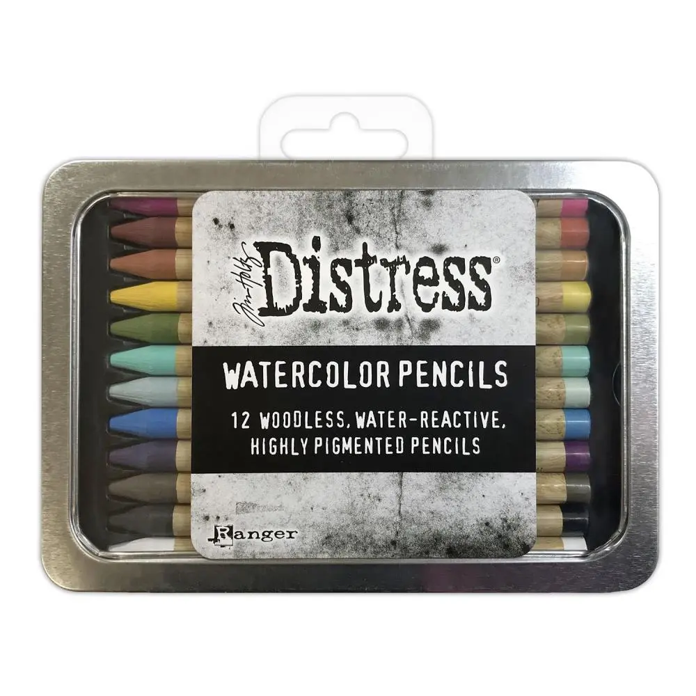 Tim Holtz Distress Watercolor Pencils 12/Pkg Set 1 1