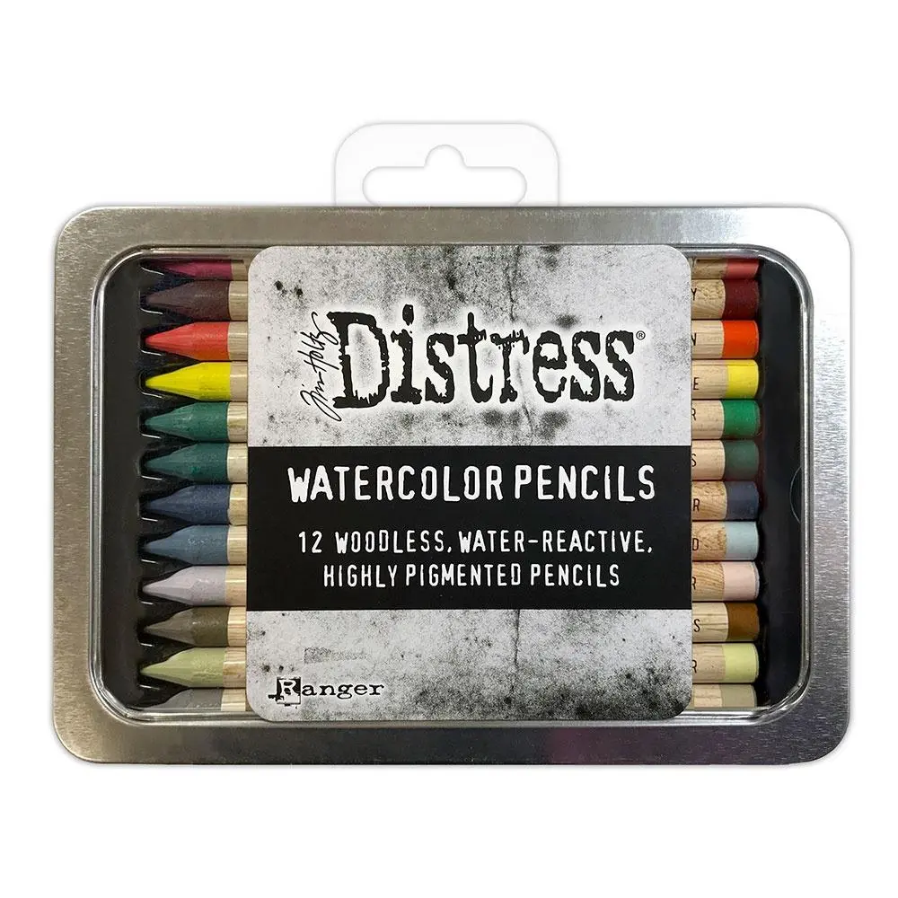 Tim Holtz Distress Watercolor Pencils 12/Pkg Set 5 1