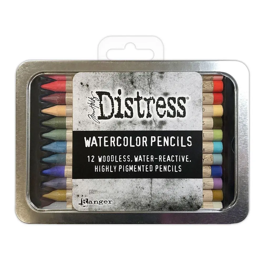 Tim Holtz Distress Watercolor Pencils 12/Pkg Set 6 1
