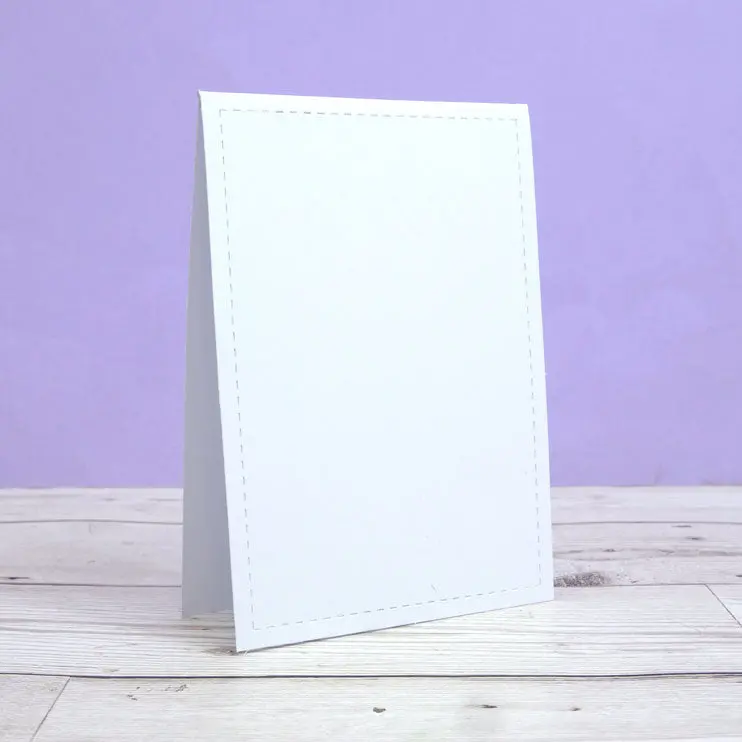 Stitched Edge Tent Fold Card Blanks & Envelopes - Size A6 1