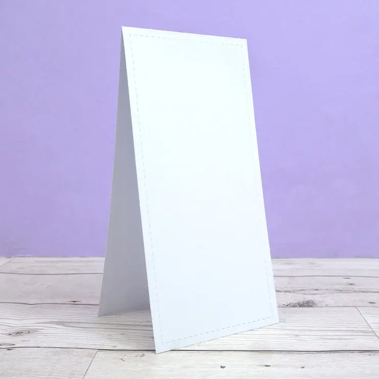 Stitched Edge Tent Fold Card Blanks & Envelopes - Size Dl 1