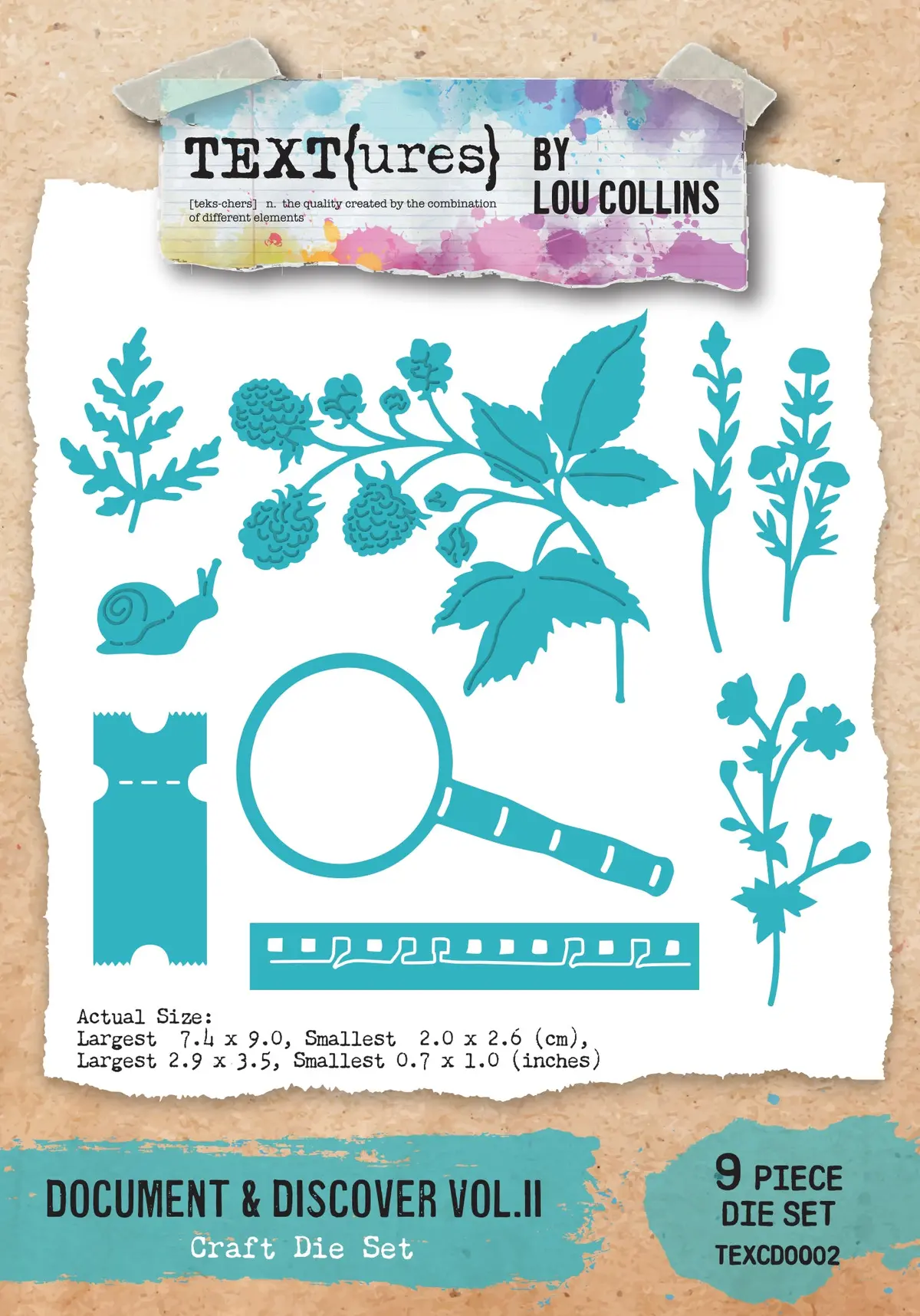 Text{Ures} Document & Discover Vol.Ii Craft Die Set 1