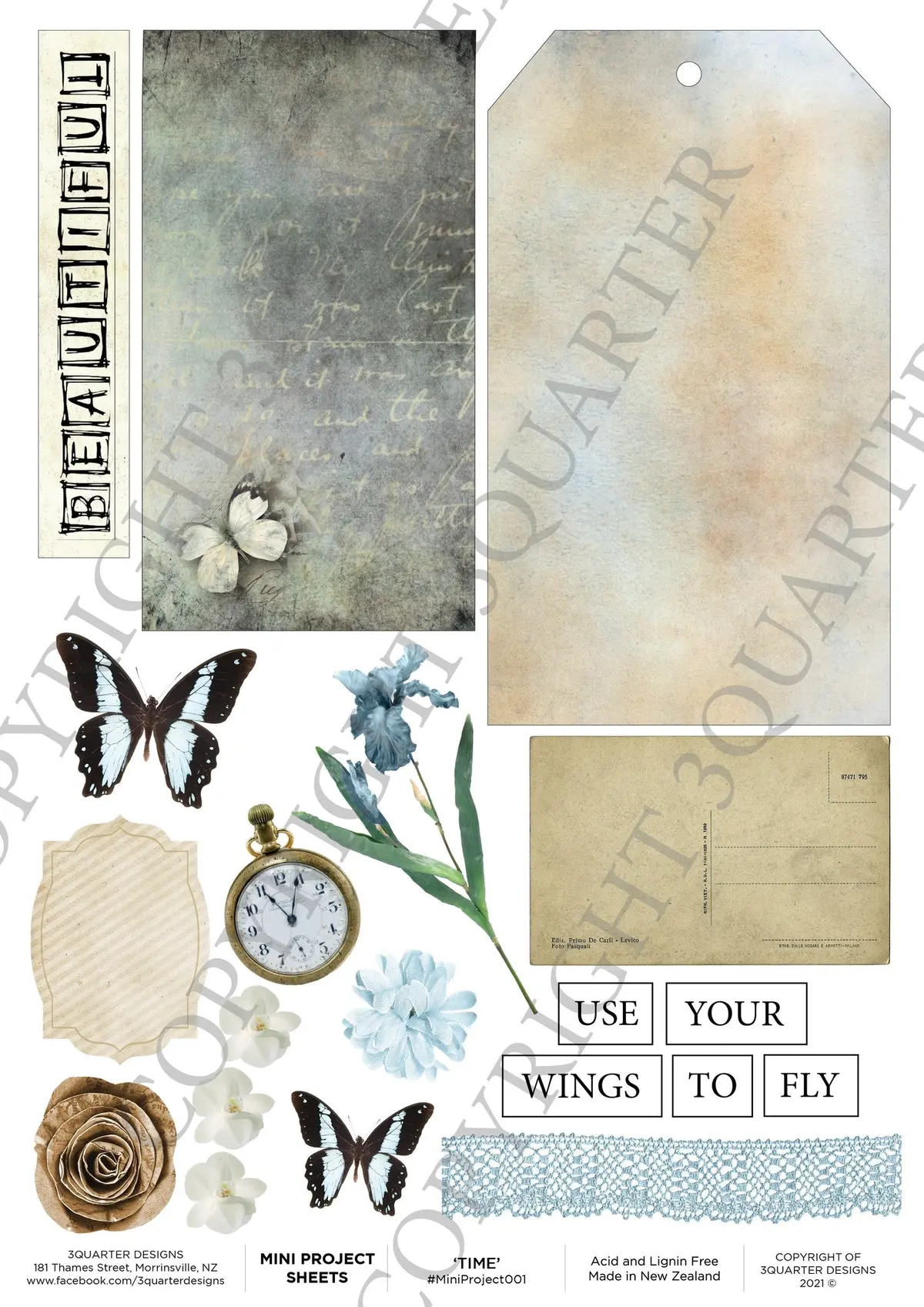 3Quarter Designs Time Mini Project Sheet 1