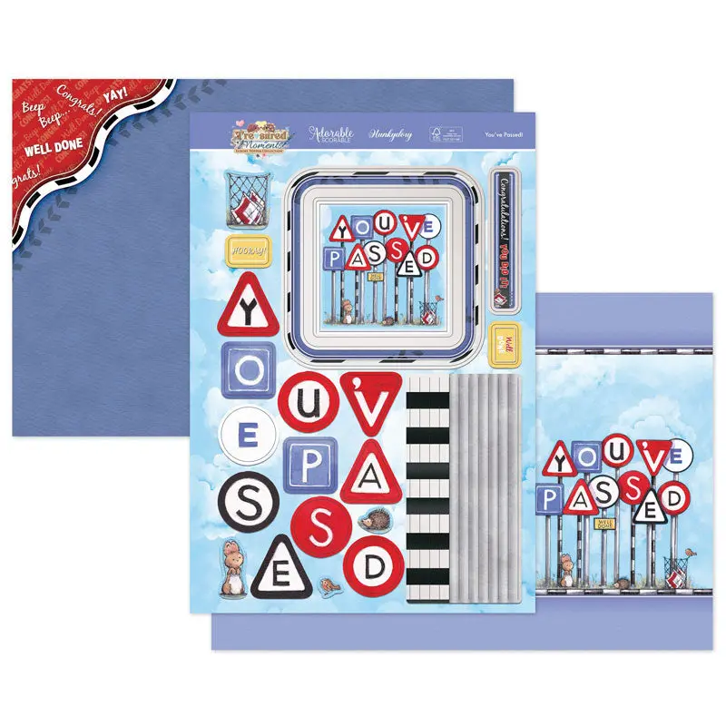 You've Passed! Luxury Topper Set 1