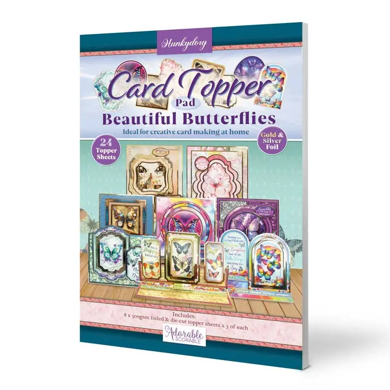 Card Topper Pads - Beautiful Butterflies 1
