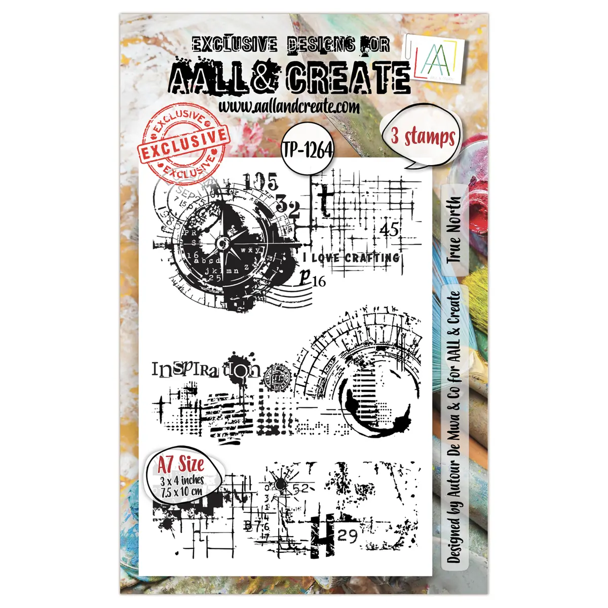 Aall And Create - A7 Stamp Set - True North 1