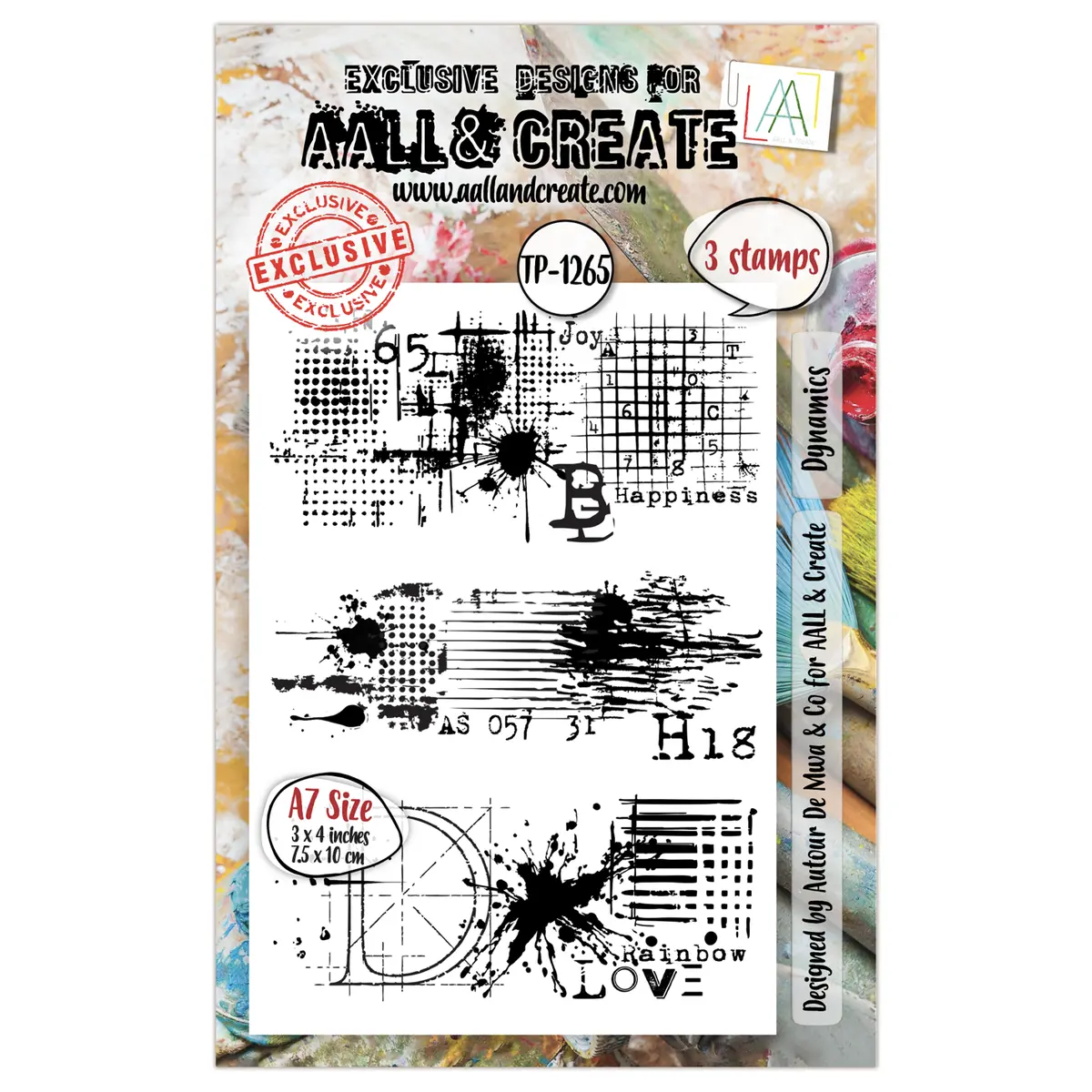 Aall And Create - A7 Stamp Set - Dynamics 1