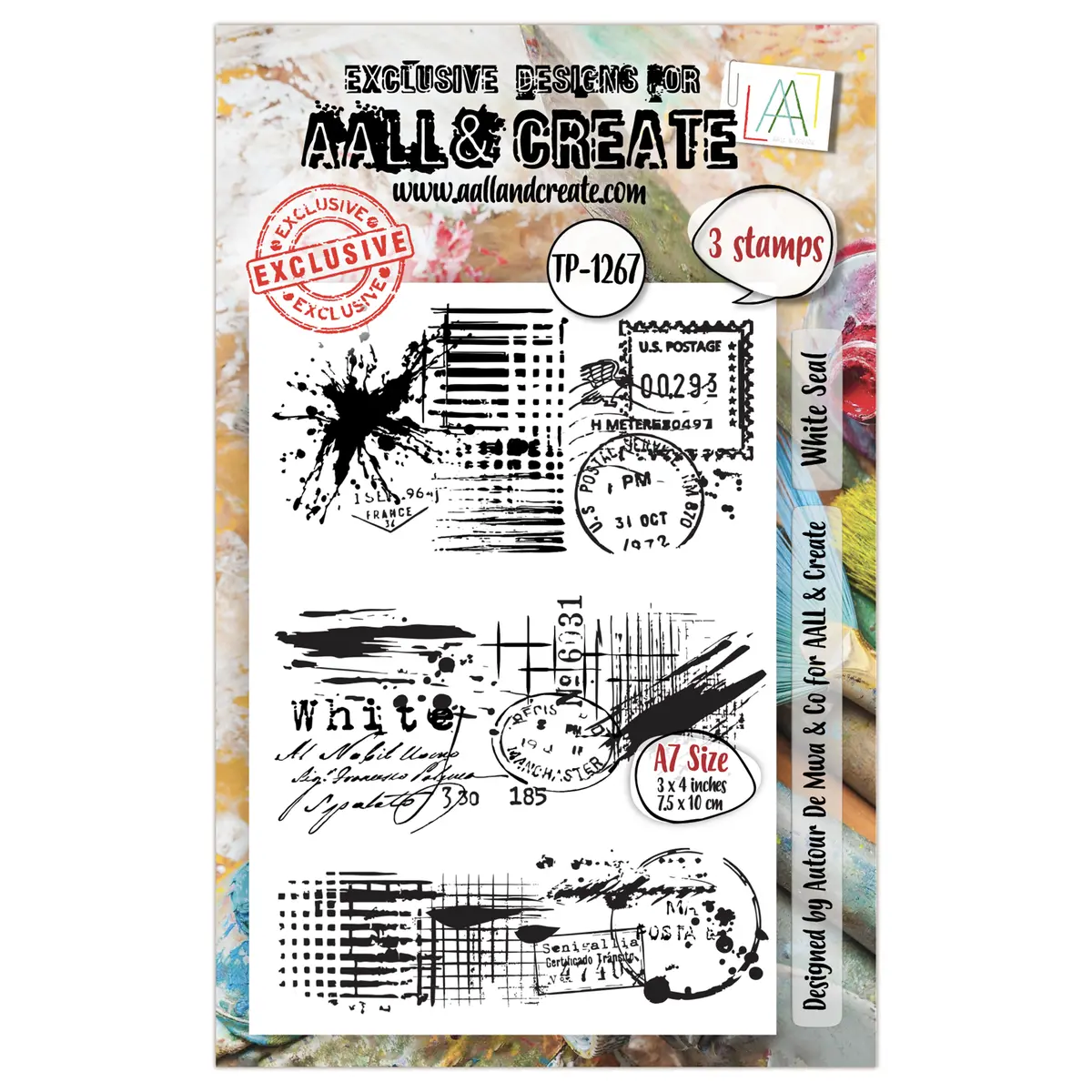 Aall And Create - A7 Stamp Set - White Seal 1