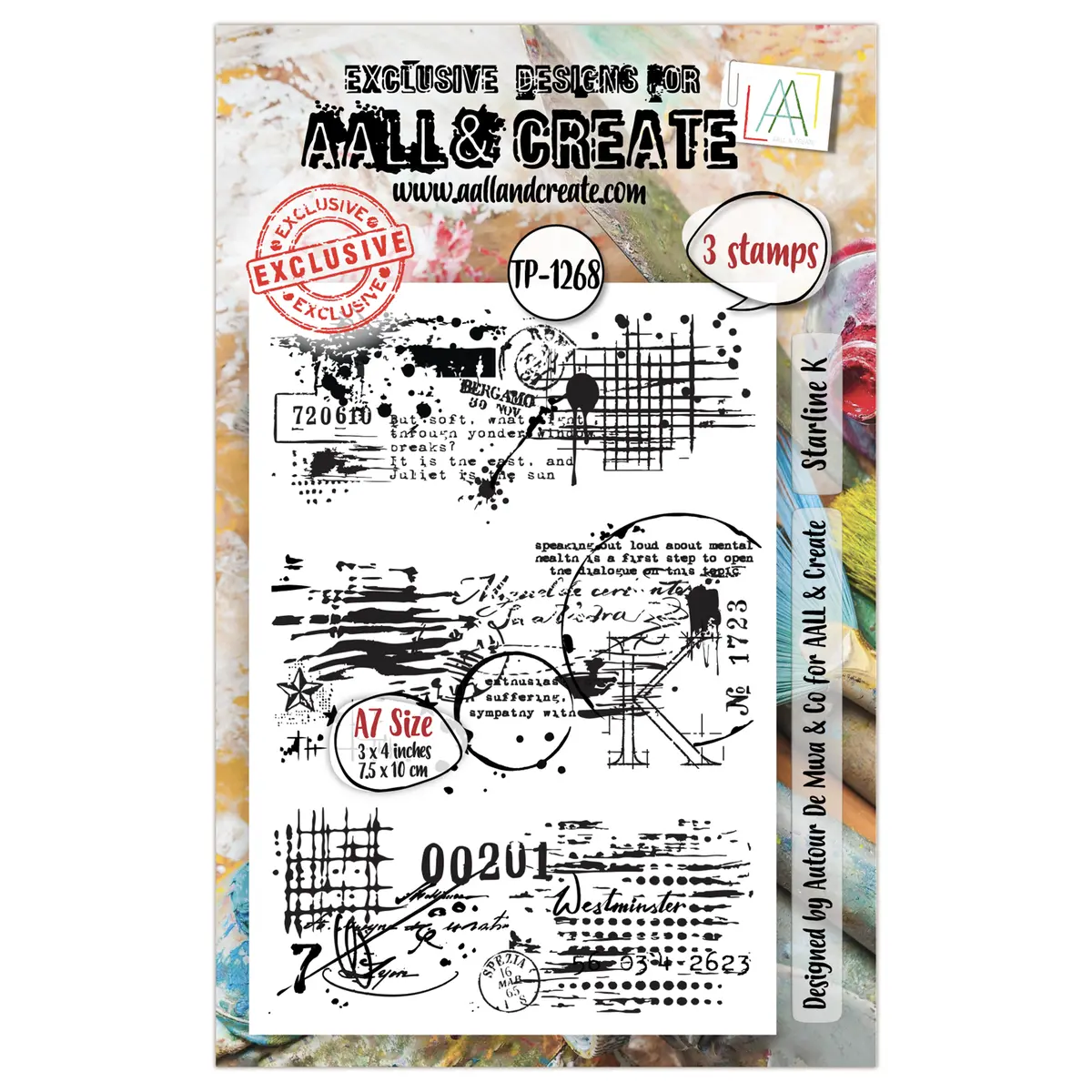 Aall And Create - A7 Stamp Set - Starline K 1